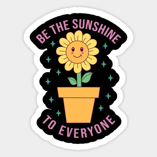 sunflower cute Sticker by teemarket